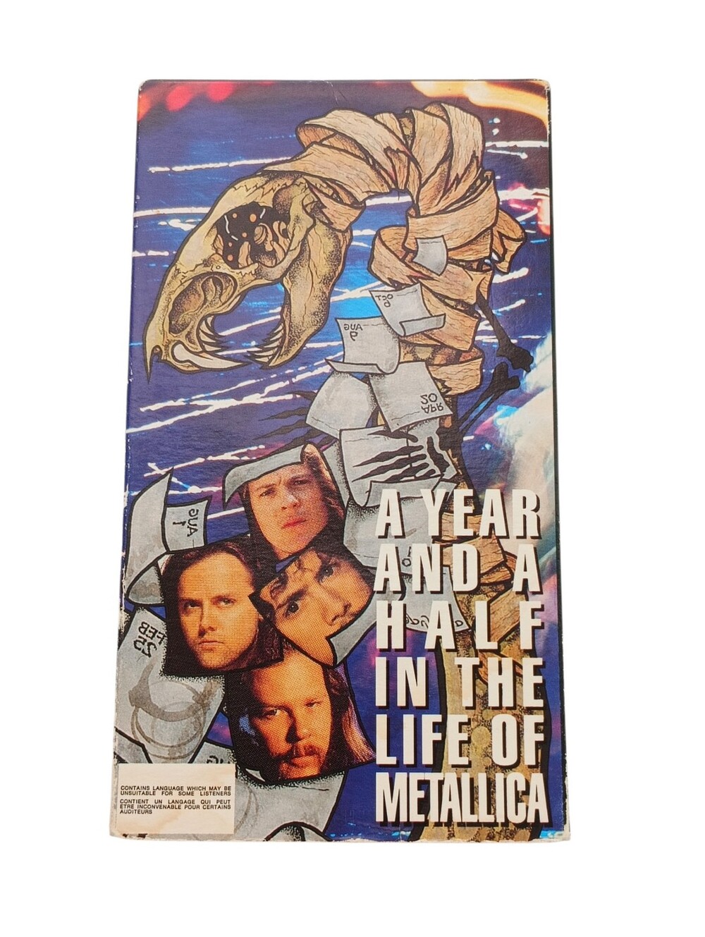 Vintage 1992 Metallica A Year and a Half in the Life VHS Tape Elektra
